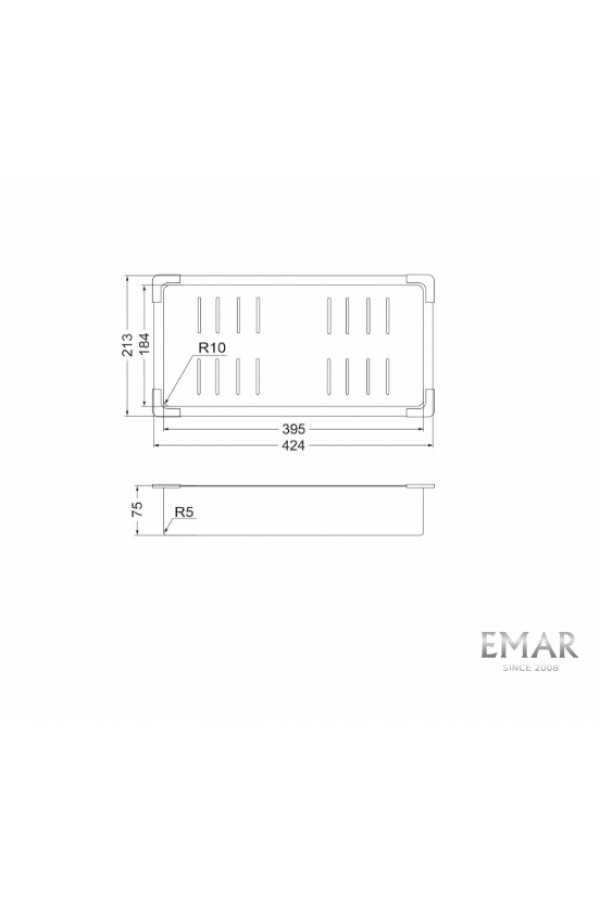 корзина 400 EMAR (к мойке EMB-117А)