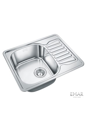 мойка EMAR 5848 нерж.сталь врезная 580*480*180*0,8