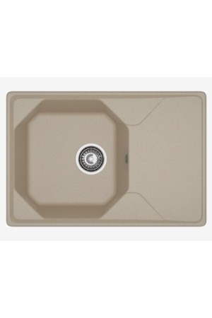 мойка мраморная GranFest UNIQUE 740L песочный 740*500*250 мм