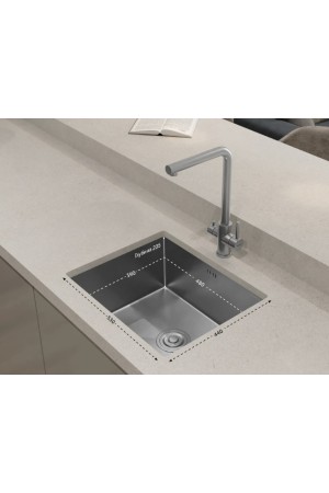 мойка GranFest Metal 5344 врезная 530*440*215*1мм