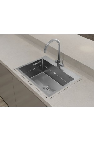 мойка GranFest Metal 6045 врезная 600*450*215*1мм