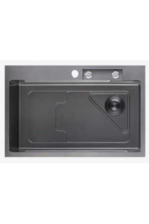 мойка GranFest Metal 7246PVD графит врезная 720*460*250*1мм