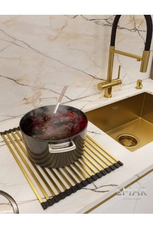 EMAR ролл-мат 44433.QS GOLD квадратный пруток, золото