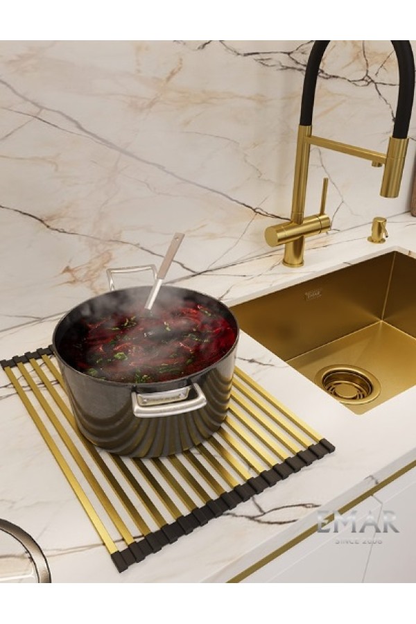 EMAR ролл-мат 44433.QS GOLD квадратный пруток, золото