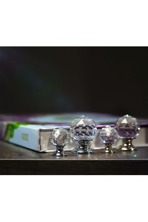 Ручка мебельная кнопка с кристаллами Swarovski эксклюзивная коллекция золото 9932-100 Brass