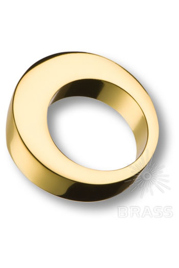 Ручка мебельная кнопка 16мм золото 6530 0040 GL Brass