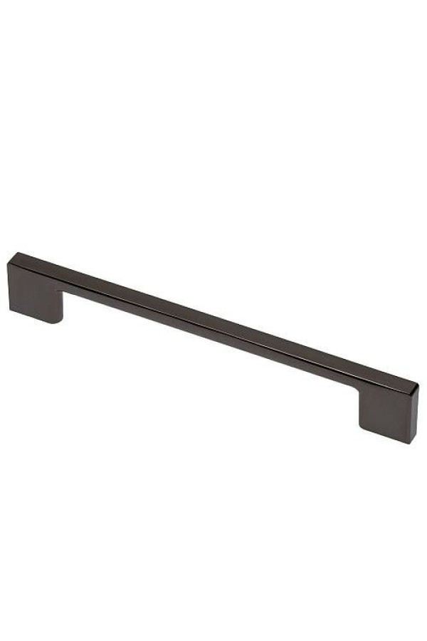Ручка мебельная скоба 160мм черный хром UZ-819160-12 GTV