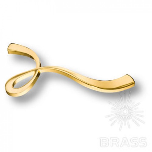 Brass 8147R 0160 GL ручка скоба 160мм модерн, глянцевое золото