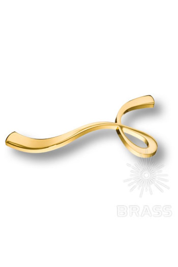 Brass 8147L 0160 GL ручка скоба 160мм модерн, глянцевое золото