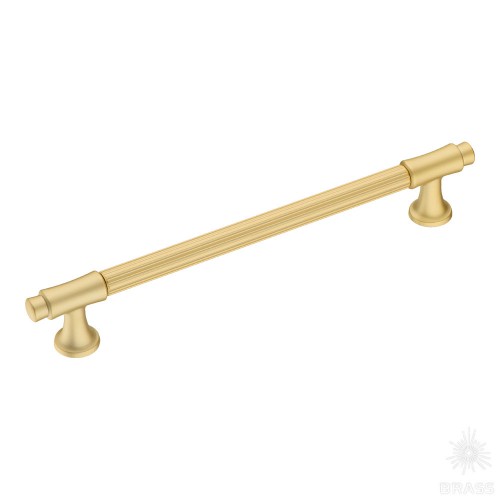 Brass 1117 192PC35 ручка скоба 192мм модерн, золото матовое