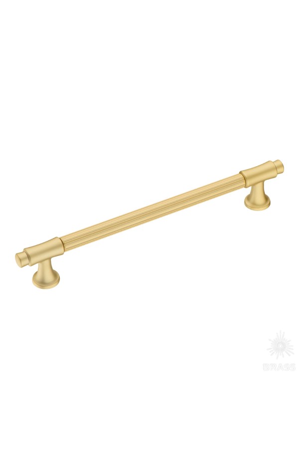 Brass 1117 192PC35 ручка скоба 192мм модерн, золото матовое