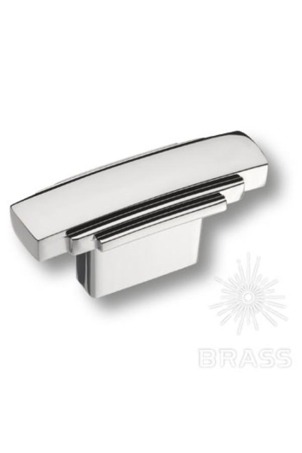 Ручка мебельная кнопка 16мм хром 4215 0016 CR Brass