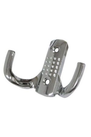 Крючок мебельный двухрожковый хром K204CP.6 Boyard