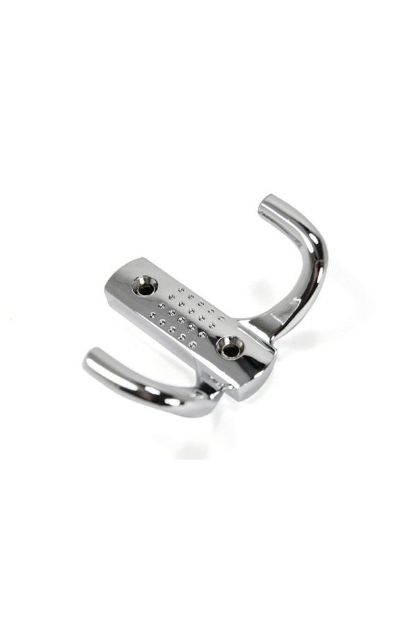 Крючок мебельный двухрожковый хром K204CP.6 Boyard