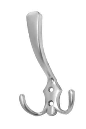 Крючок мебельный трехрожковый сатиновый хром K302SC.6 Boyard