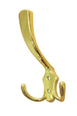 Крючок мебельный трехрожковый золото K302GP.6 Boyard