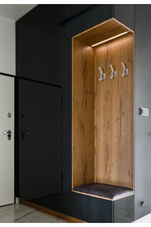 Крючок мебельный двухрожковый атласный никель K217BSN.9 Boyard