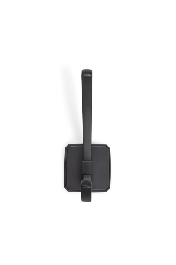 Крючок мебельный двухрожковый черный K217BL.9 Boyard