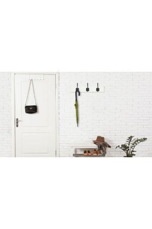 Крючок мебельный двухрожковый черный K217BL.9 Boyard