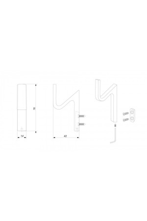 крючок Боярд 1-рожковый K107BL.13