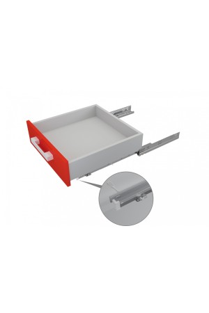 Направляющие скрытого насадного монтажа полного выдвижения 300мм DB8883Zn/300 B-Slide Boyard