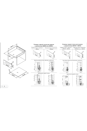 Комплект продольных круглых рейлингов 450мм для ящика СТАРТ серый SBR08/GR/450 Boyard