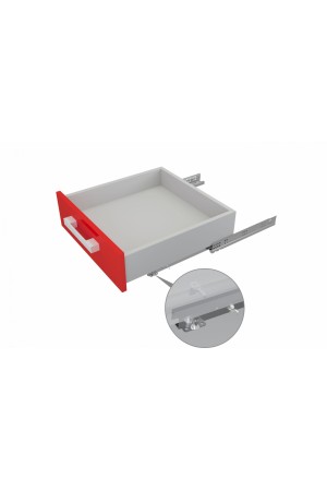 Направляющие скрытого насадного монтажа частичного выдвижения 300мм DB8884Zn/300 Boyard