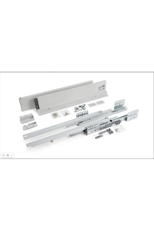 Выдвижной ящик СТАРТ Push to open 115*450мм серый SB28GR.1/450 Boyard