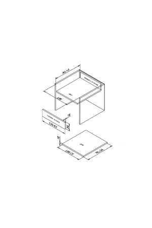 СТАРТ держатель продольного рейлинга SBR08 и SBR09, графит SBH40/GRPH (100)