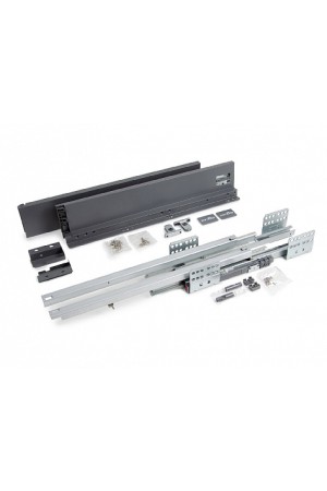 СТАРТ выдвижной ящик  PUSH тонкий 115*500мм, графит SB28GRPH.1/500