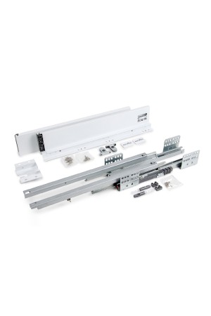СТАРТ выдвижной ящик  PUSH тонкий 115*300мм, белый SB28W.1/300
