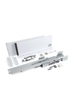 СТАРТ выдвижной ящик  PUSH тонкий 198*400мм, белый SB30W.1/400