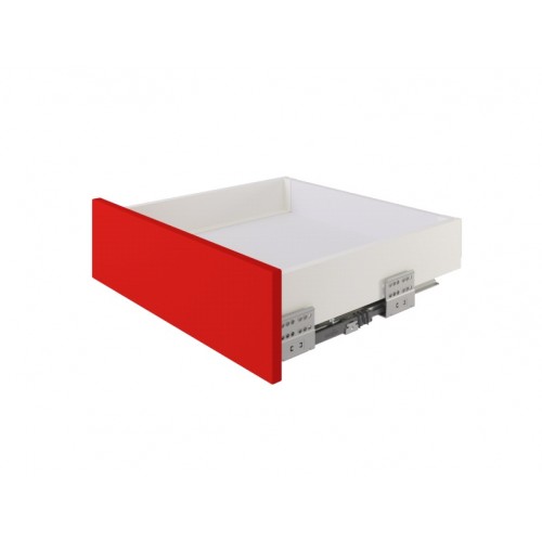 СТАРТ выдвижной ящик  PUSH тонкий 115*350мм, белый SB28W.1/350