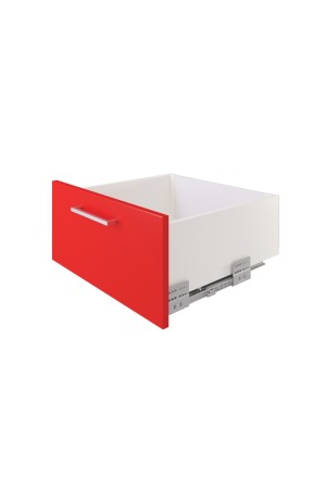 СТАРТ выдвижной ящик  с доводчиком, тонкий 198 мм, белый /SB20W.1/550