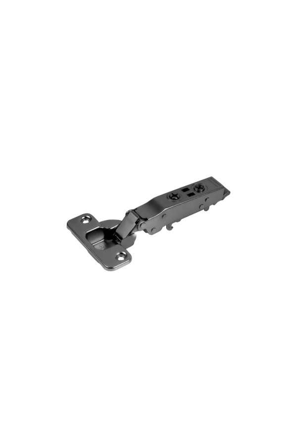 петля 4-х шарнирная Боярд H801A02/BN EVO накладная с доводчиком, черный никель, без планки (200)