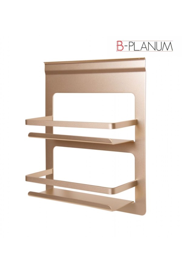 B-Planum полка для специй двухярусная, шампань/SRK222/CHMP