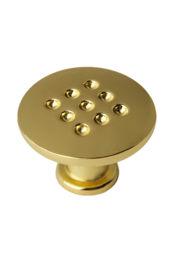 Ручка мебельная кнопка золото RC011GP.4 Boyard