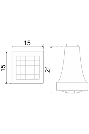 Ручка мебельная кнопка хром с кристаллами RC425CP/CrW.4 Boyard
