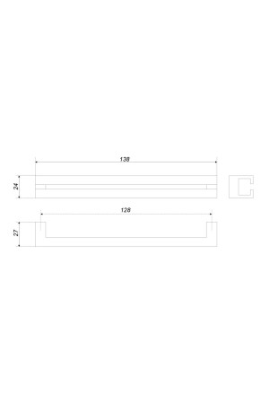 Ручка мебельная скоба 128мм белая RS273W.3/128 Boyard