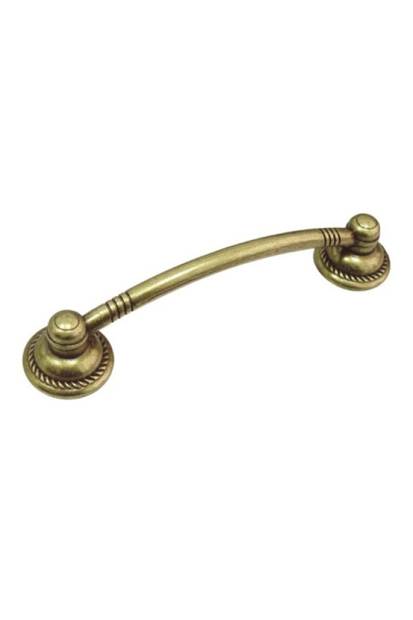 Ручка мебельная скоба 96мм старинная латунь (бронза) RS096AB.4/96 Boyard