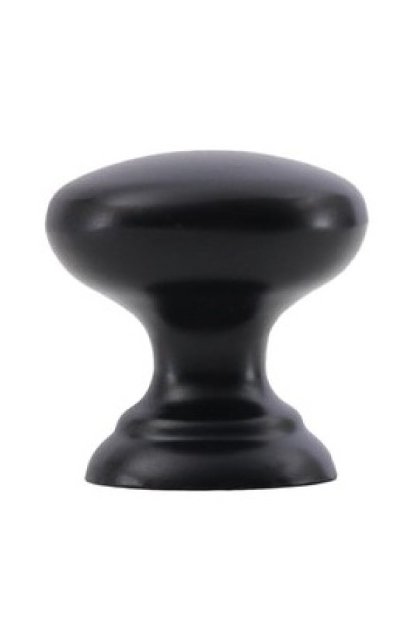 Ручка мебельная кнопка черный RC433BL.4 Boyard