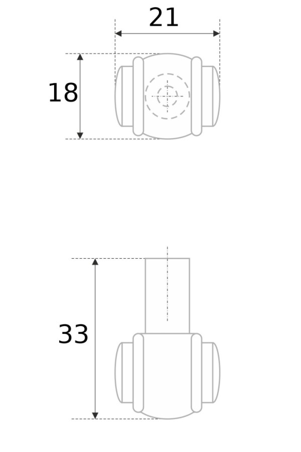 Ручка мебельная кнопка старинный никель RC019BSBN.4 Boyard