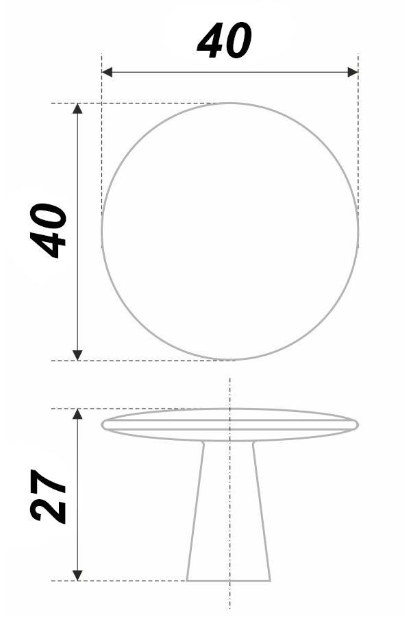 Ручка мебельная кнопка атласный никель RC035BSN.4 Boyard