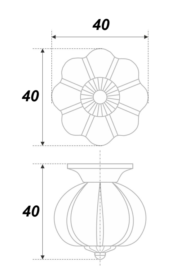 Ручка мебельная кнопка старинная латунь (бронза) с керамической вставкой RC055AB.3/W17 Boyard