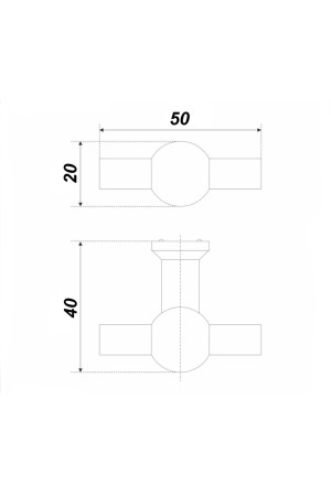 Ручка мебельная кнопка черный матовый RC089BL.1 Boyard