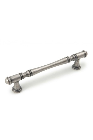 Ручка мебельная скоба 128мм чернёный старинный цинк RS312BAZ.4/128 Boyard