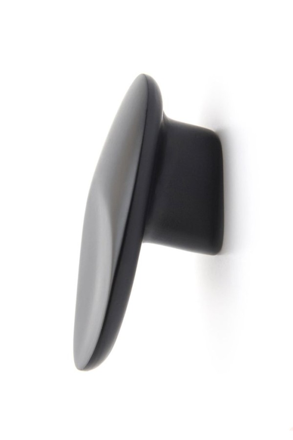 Ручка мебельная кнопка черная RC303BL.4 Boyard