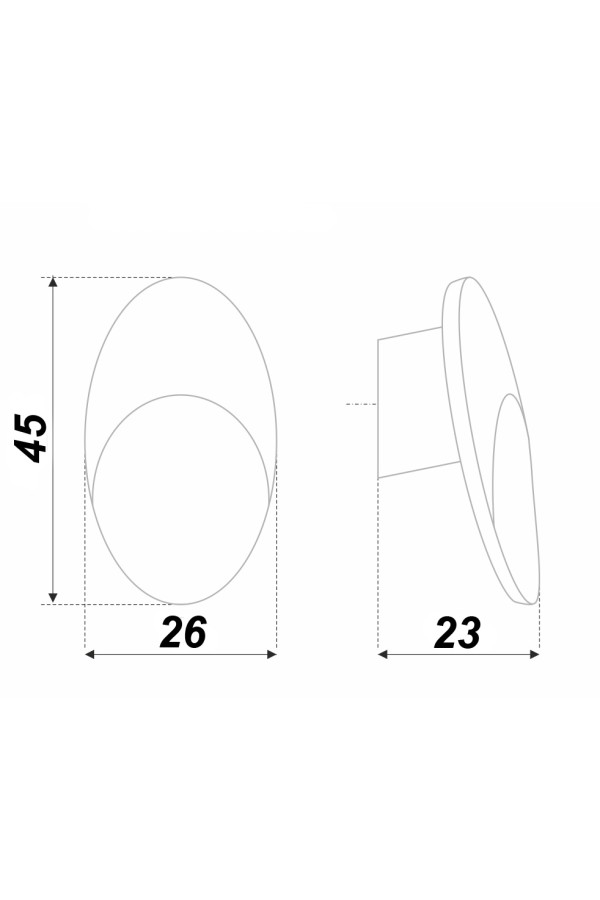 Ручка мебельная кнопка черная RC303BL.4 Boyard