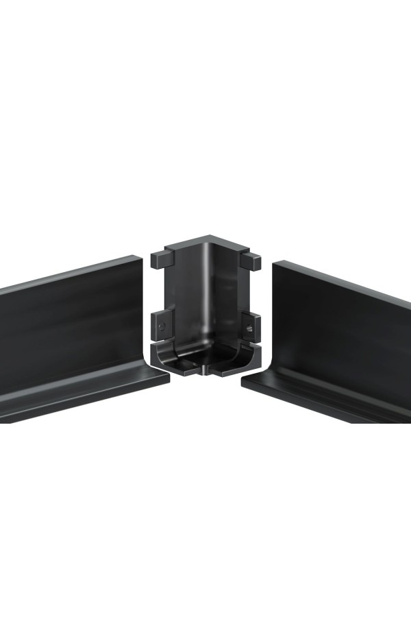 Уголок-держатель внутренний для Г-образного профиля Gola Balance черный RZ051.03BL Boyard