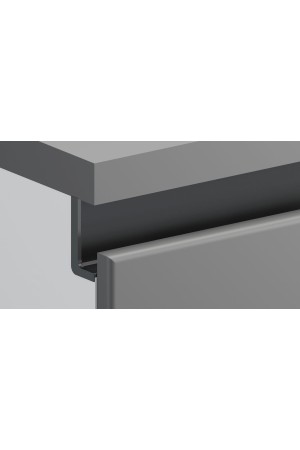 Ручка-профиль Г-образная Gola Balance 4100мм черная RP051BL.1/000/4100 Boyard